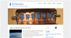 Desktop Screenshot of bv-westfalen.de