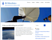 Tablet Screenshot of bv-westfalen.de